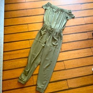 Michael Kors Off the Shoulder Jumpsuit